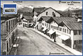 Historische Postkarte von Prien mit der Kampenwand im Hintergrund