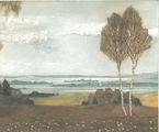 Rudolf Sieck (1877) - 1957) "Vorfr&uuml;hling am Chiemsee"